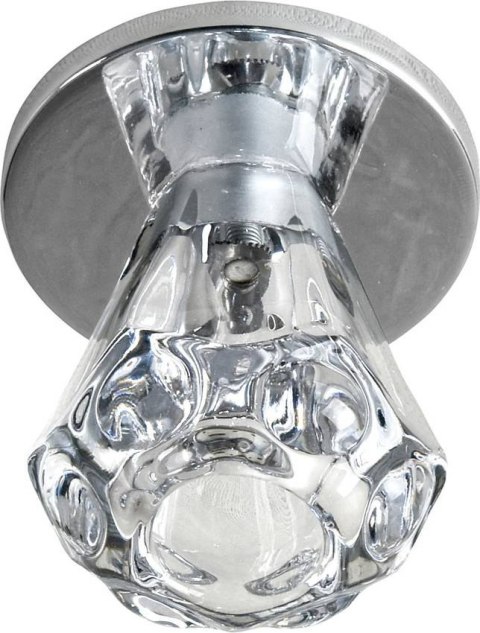 Oprawa stropowa candellux sk-32 ch g4 chrom opr. strop. stała kryształ 20w g4 lejek