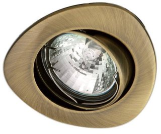 Oprawa stropowa candellux uo-13 gab mr16 złoto patyna opr.uchyl.odlew