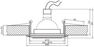 OPRAWA STROPOWA MR-16 2210951