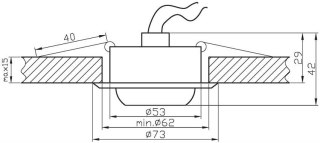 Oprawa stropowa Candellux białe okrągłe ruchome 2258401