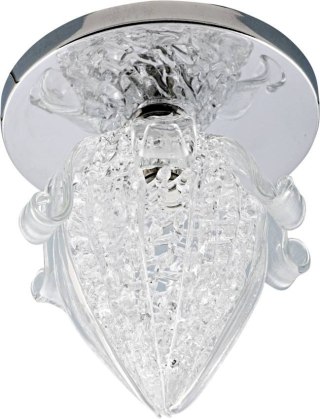 Oprawa stropowa sk-37 ch g4 chrom stała kryształ 20w g4 pąk kwiatowy