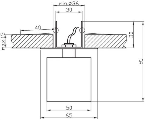 Oprawa stropowa chrom kryształ bezbarwny G4 20W SK-18 Candellux 2280151