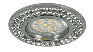 Oprawa stropowa okrągła chrom kryształki SOC-02 2251035