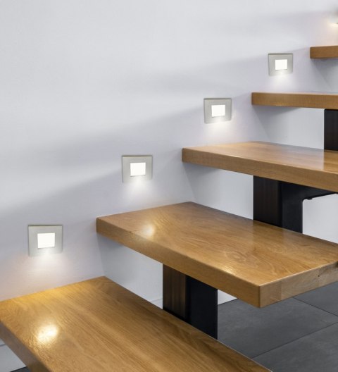 Oprawka schodowa kwadratowa satynowa G4 20W MS-04 Candellux 2207837