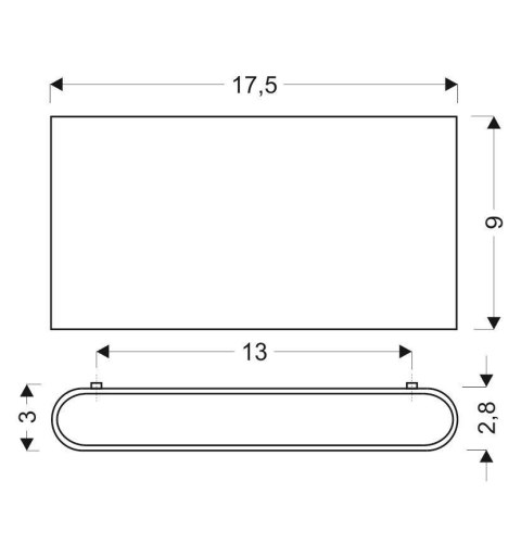Kinkiet biały LED 10W 4000K lampa ścienna Carli Candellux 22-75536
