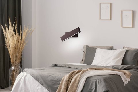 Kinkiet brązowy obrotowy LED 6W Nicoletta Candellux 21-75512