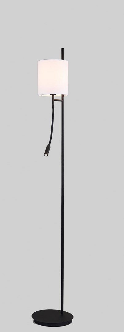 Lampa podłogowa czarno-biała LED + E27 Tokyo Ledea 50602139