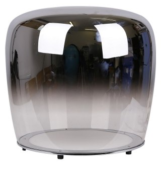 Lampa stojąca czarna szklana LED 40cm Berloz