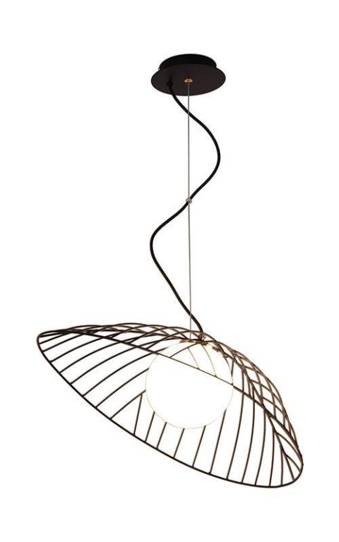 Lampa wiszaca czarna ażurowa Inagi Ledea 50101083