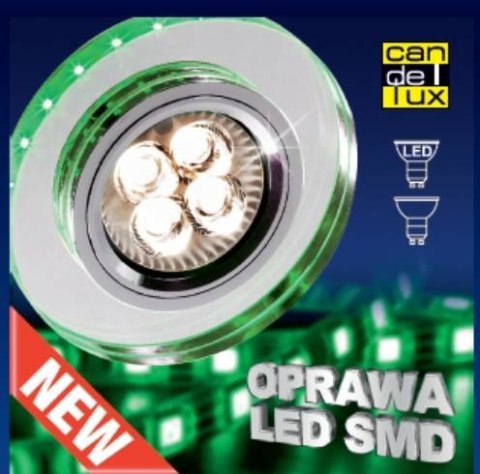Oprawa stropowa okrągła zielona LED oczko SS-23 2238265