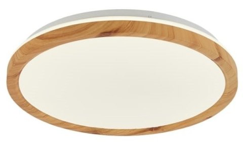 PLAFON KATO 500 mm LED  METAL BIAŁY JASNE DREWNO