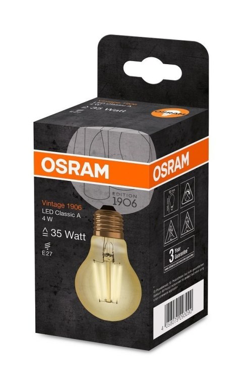 Żarówka led E27 4w 410lm 2400k vintage a35 Osram