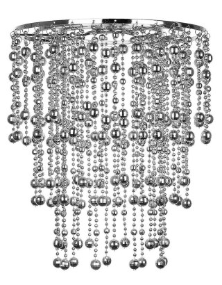 Abażur chromowy z kryształkami E27 Roni Candellux 77-84620