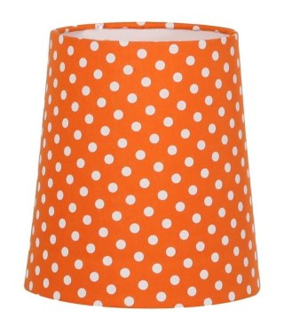 Abażur do lampki Colina E14 stal/tkanina pomarańczowy 77-20147