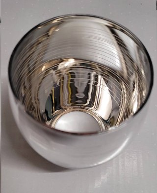 Klosz szklany lustrzany malowany E14 do lamp Milton 71-64202