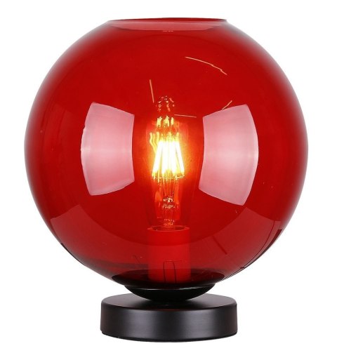 LAMPKA GLOBE GABINETOWA 1X60W E27 CZERWONY