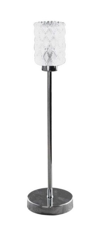 Lampka stołowa chrom stal/szkło Berta 41-35045