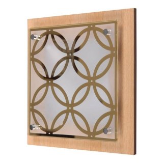PLANTA PLAFON 24X24 1X60W E27 KÓŁKA CHOCOLATE