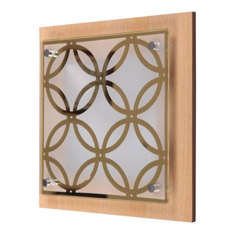 PLANTA PLAFON 24X24 1X60W E27 KÓŁKA CHOCOLATE