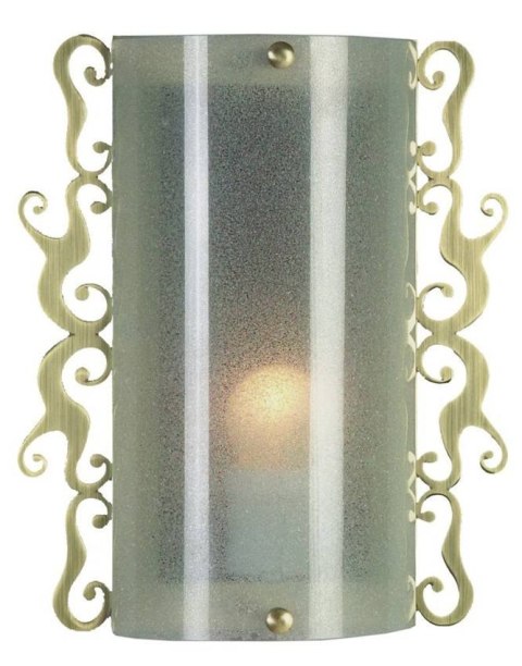 CASABLANCA PLAFON 1X60W E27 22X25CM PATYNA PROSTOKĄT