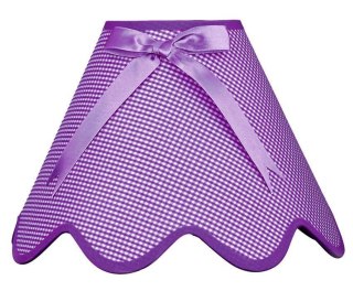 Abażur do lola lampka gabinetowa E14 fiolet