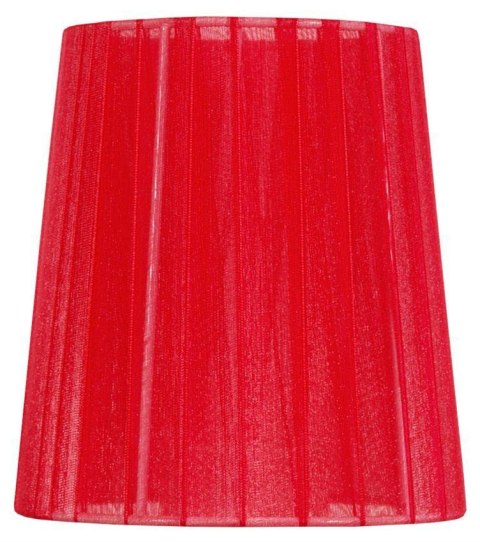 Abażur rifasa 14 E14 czerwony