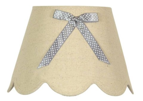 Abażur vibu lampka E27 len