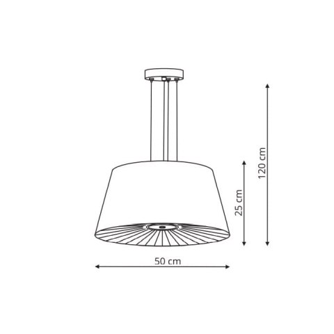 Lampa wisząca Bali 4xE27 biała LP-1322/1P WH