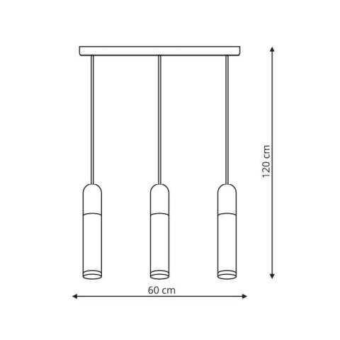 Lampa wisząca Fano 3xLED LP-8012/3P