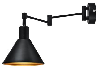 LAMPA ŚCIENNA LOFT KINKIET REGULOWANY DO SALONU SYPIALNI CZARNY Copenhagen