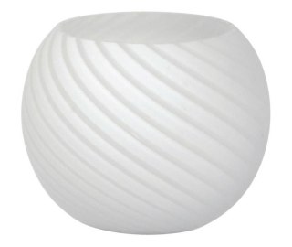 Klosz szklany biały w paski E14 do lampy Turno 79-15693