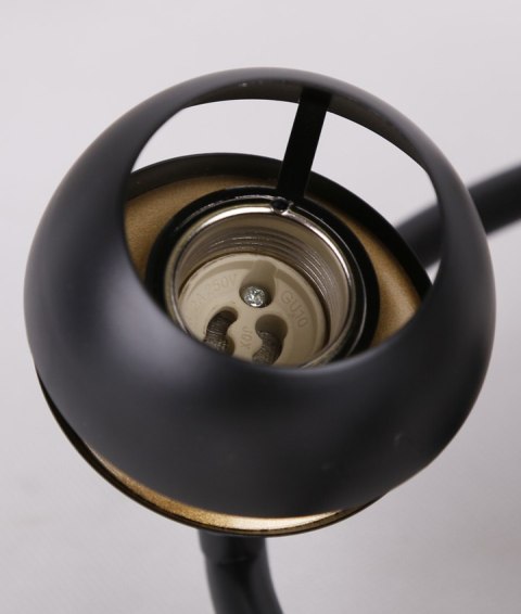 Boni spirala 3x3w gu10 led czarny