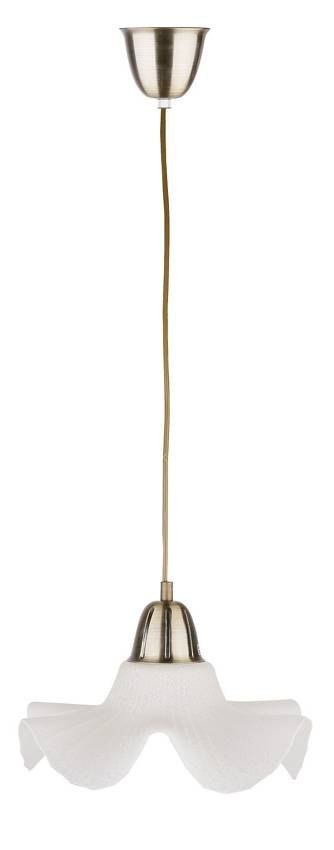 Lampa sufitowa Candellux31-70343 Falbanka1 PŁ 2 biała 1X60W E 27