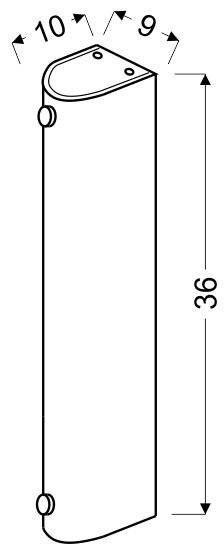 Lampa sufitowa plafon 2X60W E27 ABREGO 10-28617