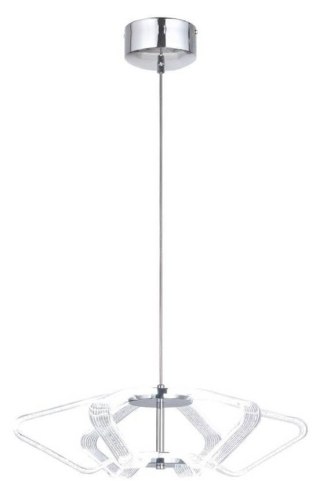 Lampa wisząca chrom 45cm LED 10W Caruso