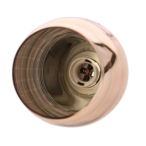Lampa wisząca miedziana szklany lustrzany klosz Marina Candellux 31-51622