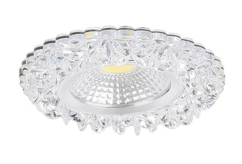 Oprawa stropowa okrągła bezbarwna LED 5W SAK-03 2240299