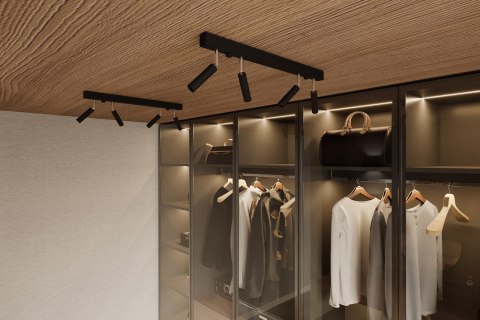 Sollux Lampa Plafon EYETECH 3 czarny