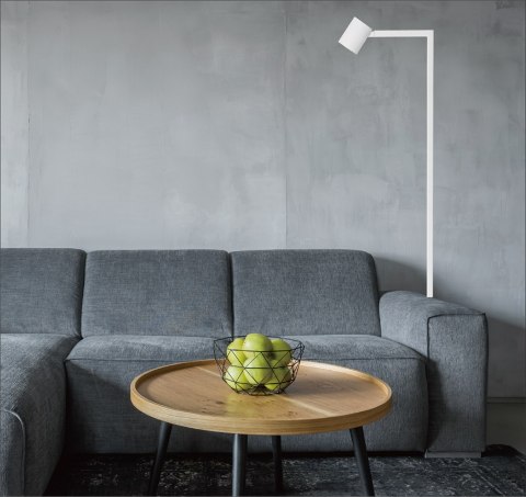 Lampa stojąca Snow 1xGU10 biała LP-731/1F WH