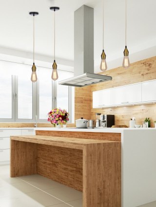 Zawiesie metalowe złote E27 100cm 31-05519