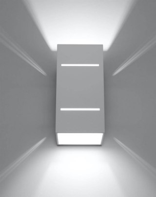 Sollux Lampa Kinkiet BLOCCO biały