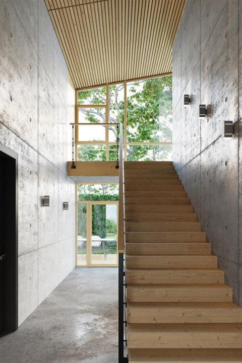 Sollux Lampa Kinkiet BLOCCO szary