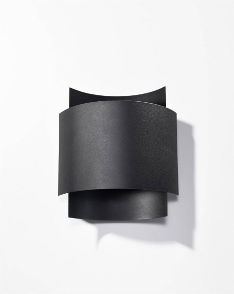 Sollux Lampa Kinkiet IMPACT czarny