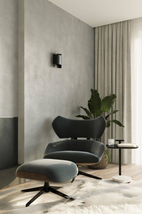 Sollux Lampa Kinkiet IMPACT czarny