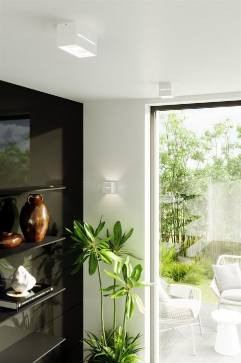 Sollux Lampa Kinkiet LOBO MAXI biały