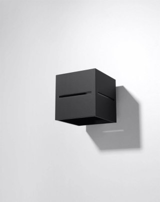 Sollux Lampa Kinkiet LOBO czarny