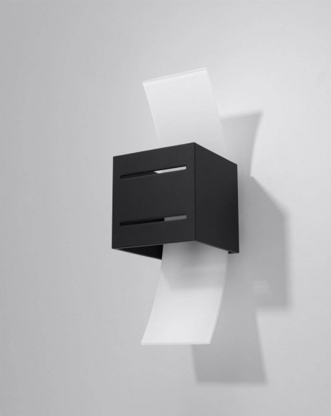 Sollux Lampa Kinkiet LORETO czarny