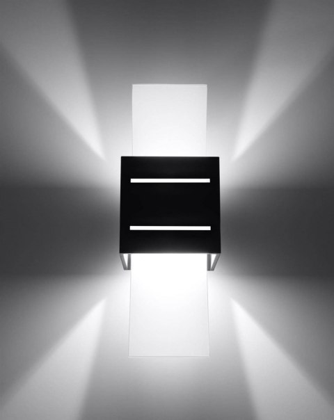 Sollux Lampa Kinkiet LORETO czarny