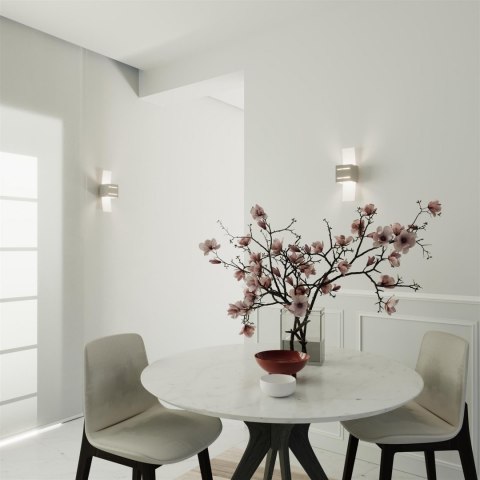 Sollux Lampa Kinkiet LORETO szary