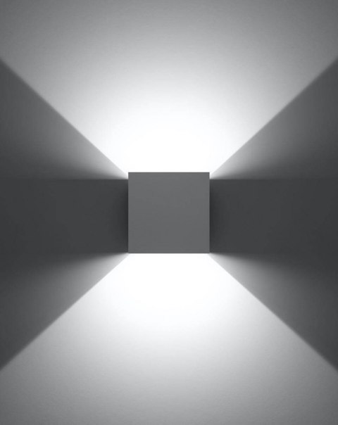 Sollux Lampa Kinkiet LUCA biały LED IP54